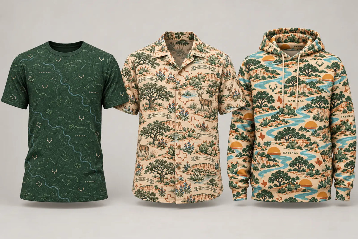 Sabinal Outdoors Texas Collection design preview